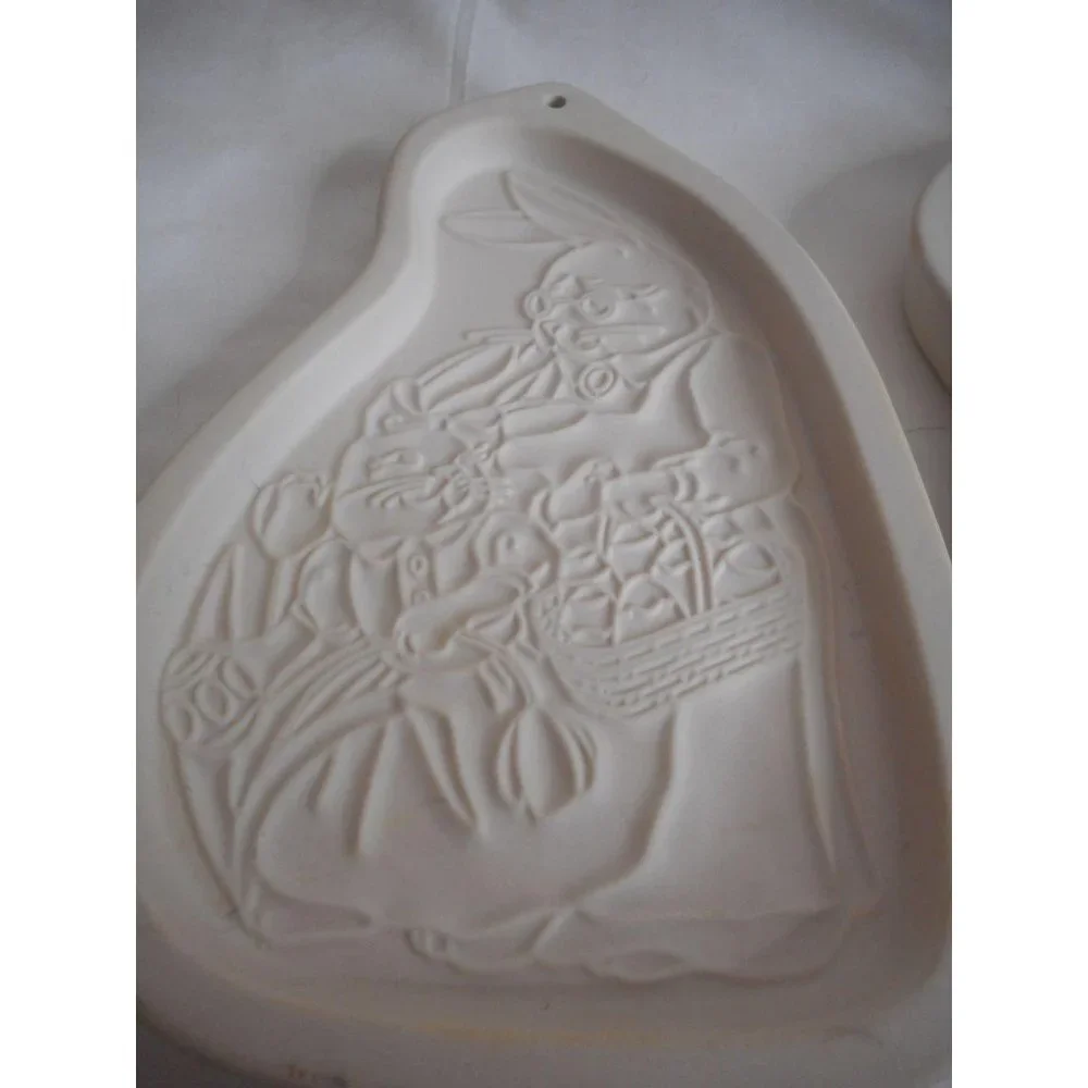 1996 & 1997 Longaberger Pottery Easter Cookie Mold